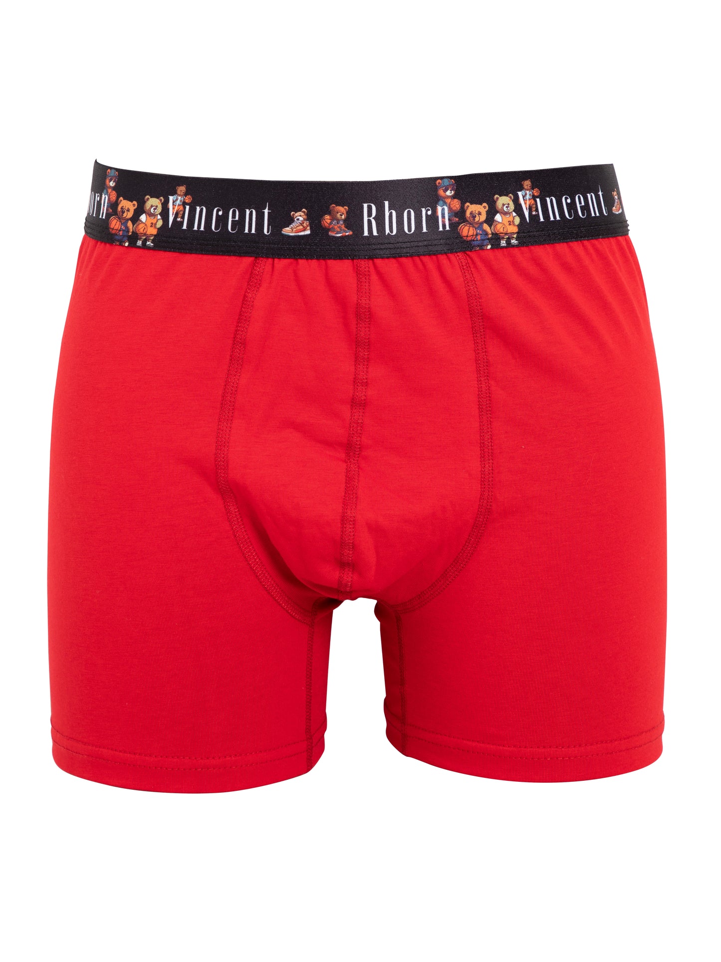 Vincent Rborn Erkek Pamuklu Esnek 6'lı Paket Boxer Teddy & Teddy Builder