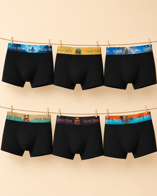 6'lı Paket Boxer Skull Havana and Olympos